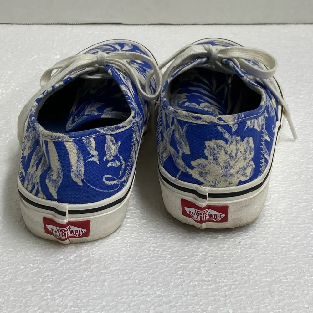 Vans Ultra Cush floral linen/true blue marsh floral print canvas upper W9 M 71/2